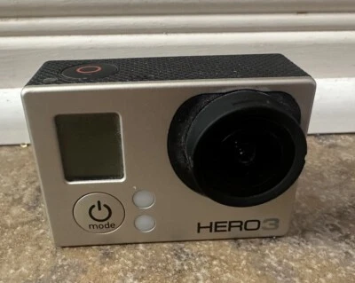 GoPro Hero 3+ Silver Edition 11MP 4K Action Camera CHDHN-302 No Batteries - Image 1 of 3