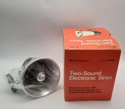 Safe House Two Sound Two Signals Electronic Siren Alarm Weatherproof Case 12VDC - Image 1 of 4