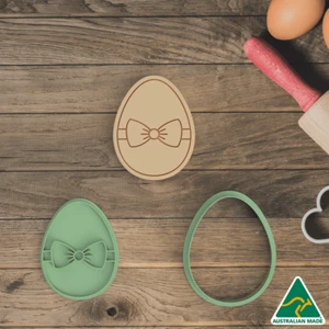 Easter Egg Pattern #9 Cookie Cutter And Embosser Stamp - Picture 1 of 3