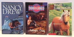 Ashleigh’s Diary, Nancy Drew, Mare in the Meadow - Lot of 3 Horse Books - Picture 1 of 1