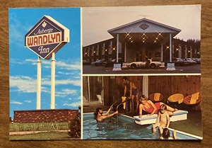 Vintage Auberge Wandlyn Inn Bridgewater Nova Scotia Canada Postcard P6k2 - Picture 1 of 8