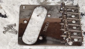 TOKAI TELECASTER BRIDGE - VINTAGE GUITAR PART FROM 1980's - WILL FIT A FENDER - Picture 1 of 7
