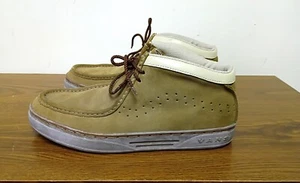 Vans Carver 37696-76 Beige Leather Suede Chukka Skateboarding Shoes Mens Sz 10.5 - Picture 1 of 8