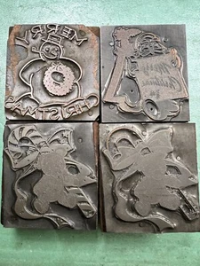 Confezione Natale Tagli di Legno Assortiti per Stampa Letterpress - Foto 1 di 7