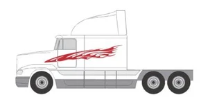 SEMI #S-701 DECAL VINYL FLAMES VAN VEHICLE TRAILER CROSS OVER SUV TRUCK AUTO - Bild 1 von 3