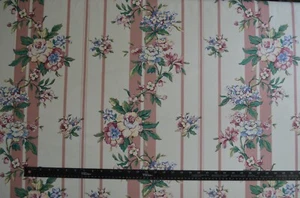 30 + yds / VTG WAVERLY CHINTZ / 100% COTTON / Country Cottage Inn chic - Picture 1 of 10