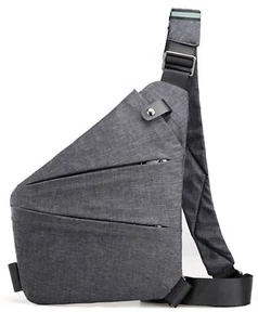 Borsa da viaggio antifurto, borsa a tracolla sottile, borsa a tracolla per donna uomo - Foto 1 di 9