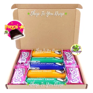 PERSONALISED FRYS TURKISH DELIGHT & ASSORTED CREAM GIFT BOX 9 BARS Christmas🎁🎅 - Picture 1 of 12