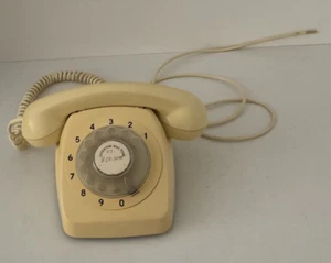 Rotary Dial Telephone - Cream - Very Good Condition…FREE POST. - Picture 1 of 8