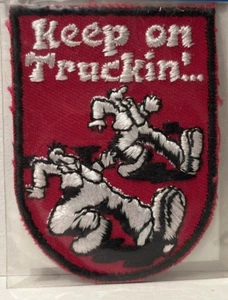 KEEP ON TRUCKIN Patch CB Lingo Trucking Patch Vintage Voyager Originals - Picture 1 of 4