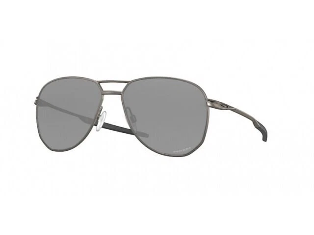 Oakley Men's Oo4147 Contrail Pilot Sunglasses - Matte Gunmetal/Prizm Black