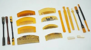 Japanese Hair Accessory Hairpin & Comb Collection 19 Pieces from Japan 0413F1 - Picture 1 of 11