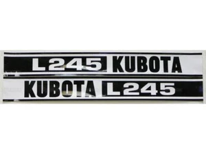 New Kubota L245 Hood Decal Set - Picture 1 of 1