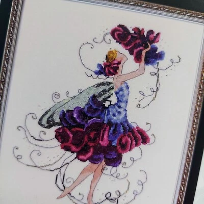 Sweet Pea Spring Garden Cross Stitch Chart Pattern by Nora Corbett - Image 1 of 4