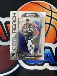 2021-2022 PANINI PRIZM GIANNIS ANTETOKOUNMPO GLOBAL REACH  - Picture 1 of 2