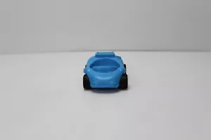 Fisher Price Little People AZUL COCHE VEHÍCULO ACCIÓN RAMPAS GARAJE CASA 1995 - Imagen 1 de 6