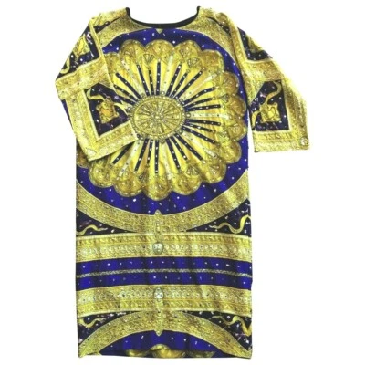 Impresionante vestido de seda Emilio Pucci adornado a mano con miles de cuentas IT 46 Foto 1 de 4