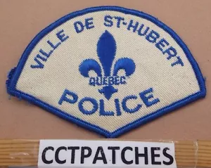 VILLE DE ST-HURBERT QUEBEC, CANADA POLICE SHOULDER PATCH - Picture 1 of 2