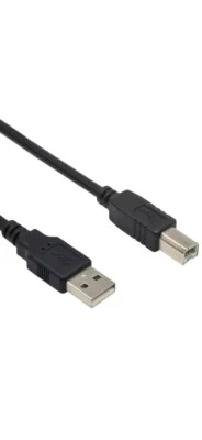 10pack Dell 6" USB 2.0 SuperSpeed A Male - B Male Printer Cable 453151500130R04 - Image 1 of 2