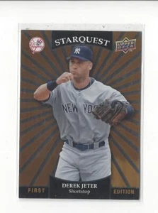 2009 Upper Deck First Edition StarQuest #SQ6 Derek Jeter Yankees - Picture 1 of 1