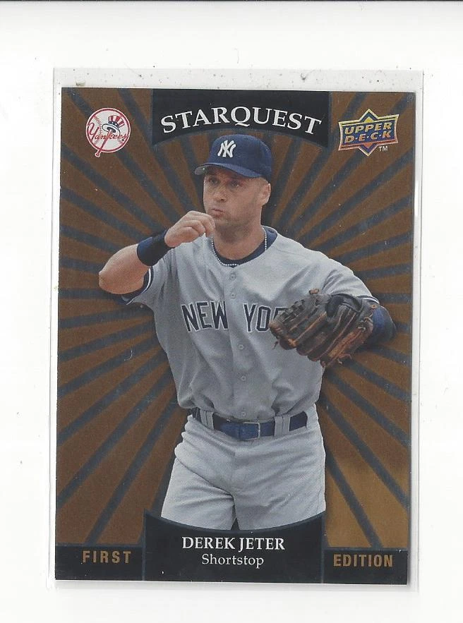 2009 Upper Deck First Edition StarQuest #SQ6 Derek Jeter Yankees - Image 1 of 1