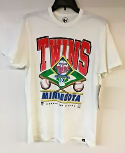 2025 MINNESOTA TWINS '47 COOPERSTOWN WHITE WASH STRAIGHT SHOT FRANKLIN T-SHIRT HERREN - Bild 1 von 5