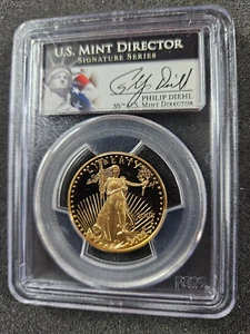 🌟 2002-W American 1/2 oz Gold Eagle $25 PROOF Coin PCGS PR69 DCAM Director - Picture 1 of 2