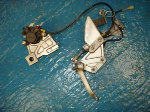 SUZUKI SV650 2003-2007 REAR BRAKE SYSTEM COMPLETE WITH FOOTREST+HANGER - Picture 1 of 8