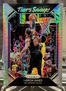 2018-19 Panini Prizm LEBRON JAMES That's Savage HYPER PRIZM #2 ⚡️ - Picture 1 of 7