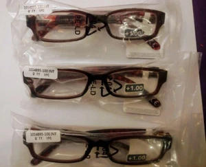 3 Paar Foster Grant Lesebrillen Lesebrille Damen braun "Aurora" +1,00 - Bild 1 von 8