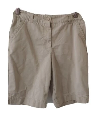 Bermudas Izod Niñas Caqui Talla 12.5 Cintura Ajustable Bolsillos con Cremallera  Foto 1 de 4