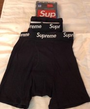 Supreme Hanes Boxers Size Chart