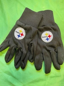NFL Pittsburgh Steelers FOCO Utility Gloves Standard Size - Picture 1 of 2