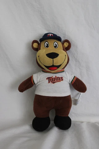 Minnesota Twins TC Bear Mascot Plush Build-A-Bear MLB Jersey US Bank Cover