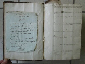 MS 1783/87 : NOTES JURIDIQUES par GALLET de Craponne (Haute-Loire) - Picture 1 of 24