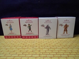 Set of Four Hallmark KEEPSAKE Wizard of Oz miniature ornaments 2017 & 2018 - Picture 1 of 12