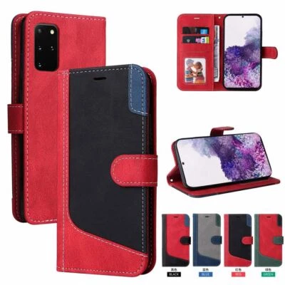 Custodia in pelle portafoglio magnetico per Samsung S22 Ultra S21 S20 S10 S9 S8 Plus - Immagine 1 di 4