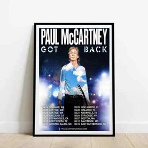 Paul McCartney Got Back Tour 2022 Home Decor Poster - No Frame - Picture 1 of 7