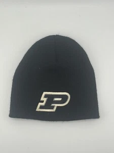 NCAA Purdue University Black Unisex Beanie Hat Cap ONFA - Picture 1 of 5