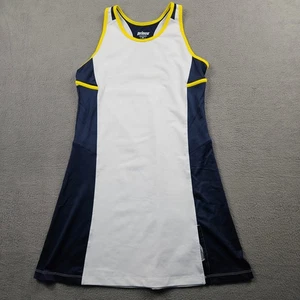 Prince Tennis Tank Dress Womens XS Yellow Blue Racketball Pickleball - Picture 1 of 8