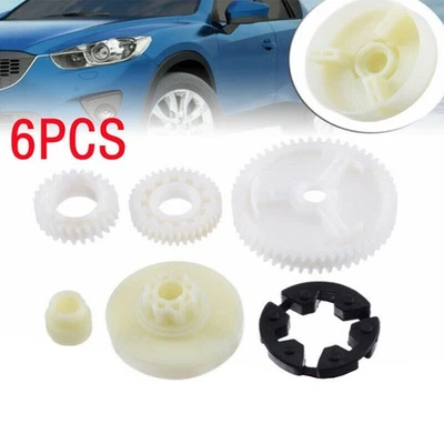 Car Door Glass Motor Gear Regulator for Mazda 3 5 6 CX7 CX9 RX8 Set of 6 - Image 1 of 4