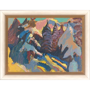 Wassily Kandinsky. Naturstudie Kochel (1909).  - Bild 1 von 5