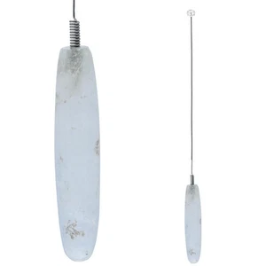 Einhandrute Tensor mit Bergkristall Griff Wünschelrute Pendel Energiefeld 28 cm - Bild 1 von 3
