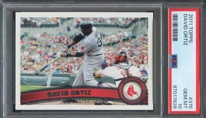 2011 Topps #315 David Ortiz PSA 10 HOF Boston Red Sox 7828 - Foto 1 di 3