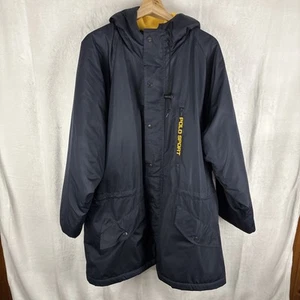 Rare Vintage Polo Sport Ralph Lauren Blue Yellow Fleece Lined Jacket Size XL - Picture 1 of 6