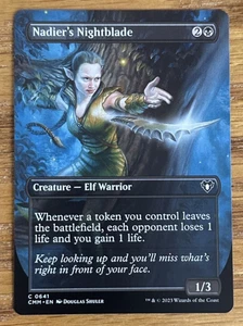 MTG Commander Masters, Nadier's Nightblade - Borderless - Picture 1 of 1