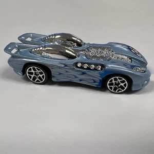 Vintage 1994 Rare HOT WHEELS - SPLITTIN IMAGE II - Metallic Ice Blue & Silver - Picture 1 of 7