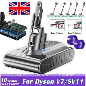 9.5Ah V7 Battery Replacement For Dyson V7 SV11 Motorhead V7 Animal Pro Trigger - Picture 1 of 18