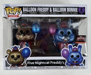 Funko Pop! Five Nights at Freddy's: Balloon Freddy & Balloon Bonnie (2-pack) - Picture 1 of 8