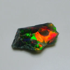 Very Rare Bi-Color Opal Rough 4.60 Cts  Natural Ethiopian Opal Raw Jewelry Grade - Picture 1 of 18